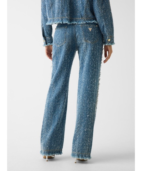 Guess(ゲス)の「TOKYO Wide Leg ストレートパンツ(その他パンツ・レディース・インディゴブルー・25inch/24inch/27inch/26inch)」の2枚目の写真