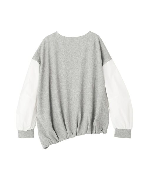 Editt by YECCA VECCA（エディットバイイェッカヴェッカ）の「アシメバルーンプルオーバー（Tシャツ/カットソー・レディース・グレー/ネイビー・FREE）」の22枚目の写真