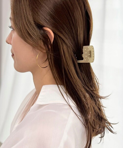 NOLLEY’S（ノーリーズ）の「NOLLEYS キラドットクリップ（ヘアゴム・レディース・ベージュ/ブラウン系その他・FREE）」の10枚目の写真