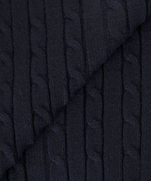 MAJESTIC LEGON（マジェスティックレゴン）の「ゴールドボタンケーブルニットカーデ（カーディガン/ボレロ・レディース・アイボリー/ネイビー/ピンク/レッド・MEDIUM）」の21枚目の写真