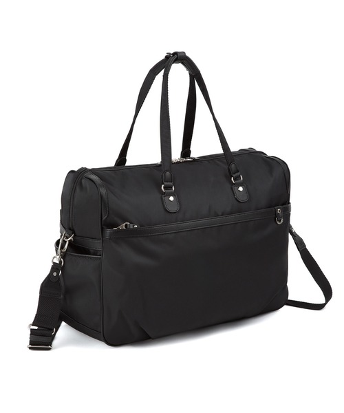 PROGRES(プログレ)の「ボストンバッグ アベス 30L ボトルホルダー 20186(ボストンバッグ・レディース・ダークベージュ/ブラウン/ブラック・FREE)」の2枚目の写真