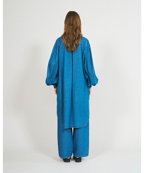 Mackintosh（マッキントッシュ）の「THORNHILL DRESS（シャツワンピース・レディース・グリーン・6）」の5枚目の写真