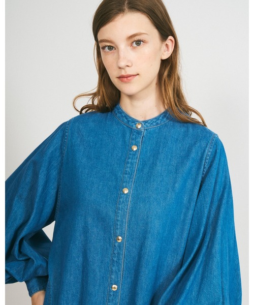 Mackintosh（マッキントッシュ）の「THORNHILL DRESS（シャツワンピース・レディース・グリーン・6）」の6枚目の写真