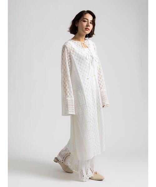 Te chichi(テチチ)の「【Atelier ChouChou】レースコンビパネルワンピース(ワンピース・レディース・オフホワイト・F)」の19枚目の写真