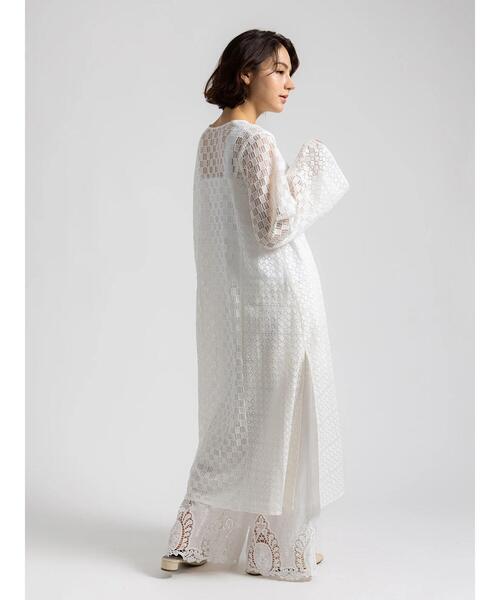 Te chichi(テチチ)の「【Atelier ChouChou】レースコンビパネルワンピース(ワンピース・レディース・オフホワイト・F)」の21枚目の写真