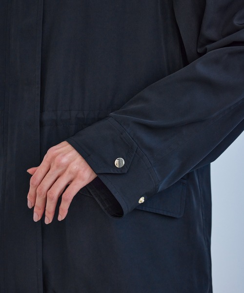 ROPE' PICNIC（ロペピクニック）の「ミドル丈マウンテンパーカー スプリングコート/花粉ガード・撥水（マウンテンパーカー・レディース・ダークブラウン/ライトグレー/チャコールグレー/ネイビー・FREE）」の18枚目の写真