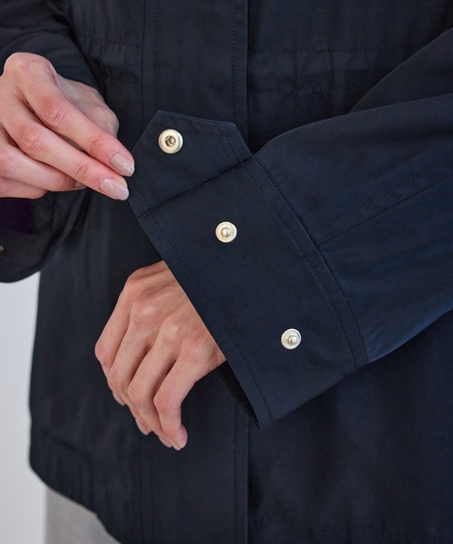 ROPE' PICNIC（ロペピクニック）の「ミドル丈マウンテンパーカー スプリングコート/花粉ガード・撥水（マウンテンパーカー・レディース・ダークブラウン/ライトグレー/チャコールグレー/ネイビー・FREE）」の19枚目の写真