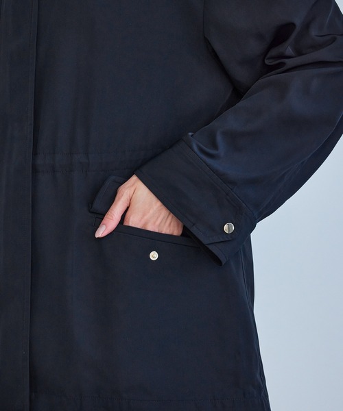 ROPE' PICNIC（ロペピクニック）の「ミドル丈マウンテンパーカー スプリングコート/花粉ガード・撥水（マウンテンパーカー・レディース・ダークブラウン/ライトグレー/チャコールグレー/ネイビー・FREE）」の20枚目の写真