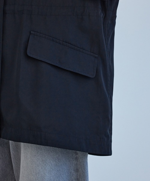 ROPE' PICNIC（ロペピクニック）の「ミドル丈マウンテンパーカー スプリングコート/花粉ガード・撥水（マウンテンパーカー・レディース・ダークブラウン/ライトグレー/チャコールグレー/ネイビー・FREE）」の21枚目の写真