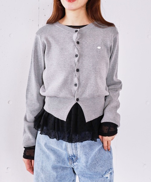 archives(アルシーヴ)の「ドットアソートシアーフリルカットTOPS(Tシャツ/カットソー・レディース・ブラック/オフホワイト/ホワイト・MEDIUM)」の3枚目の写真