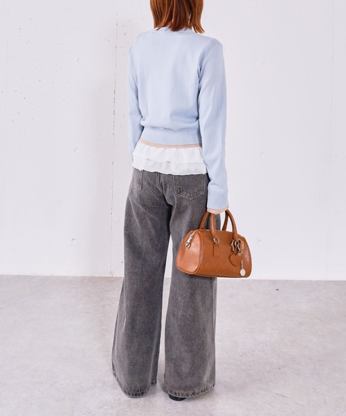 archives(アルシーヴ)の「ドットアソートシアーフリルカットTOPS(Tシャツ/カットソー・レディース・ブラック/オフホワイト/ホワイト・MEDIUM)」の21枚目の写真