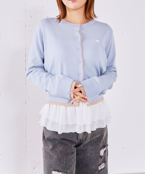 archives(アルシーヴ)の「ドットアソートシアーフリルカットTOPS(Tシャツ/カットソー・レディース・ブラック/オフホワイト/ホワイト・MEDIUM)」の15枚目の写真