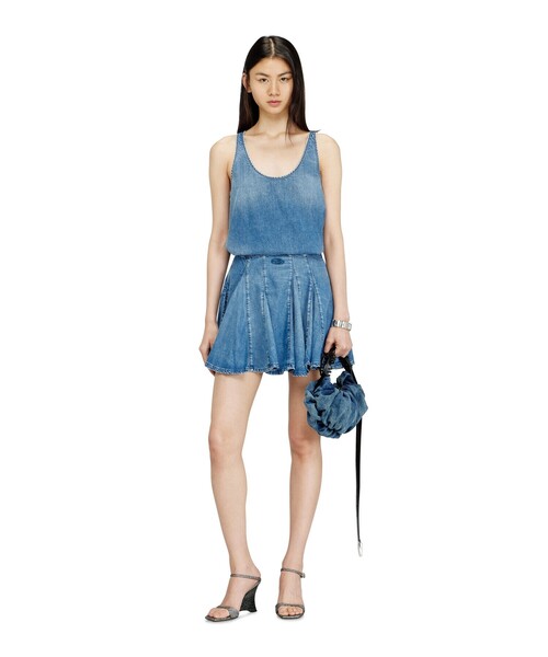 DIESEL（ディーゼル）の「ウィメンズ  GRAB-D HOBO S（ショルダーバッグ・レディース・インディゴブルー・UNI）」の8枚目の写真