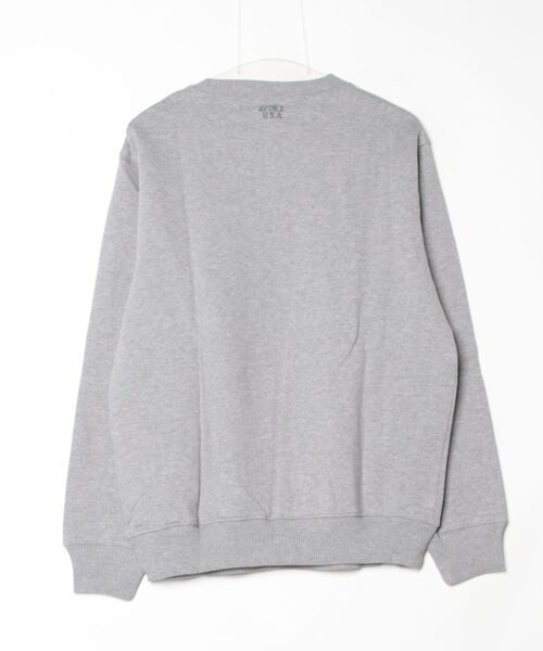 AVIREX(アヴィレックス)の「《WEB&DEPOT限定》DAILY EX LOGO CREW NECK SWEAT / ロゴ クルーネック スウェット / AVIREX / アヴィレックス(スウェット・メンズ・ネイビー/ブラック/オフホワイト/グレー・LARGE/MEDIUM/X-LARGE/XX-LARGE)」の19枚目の写真