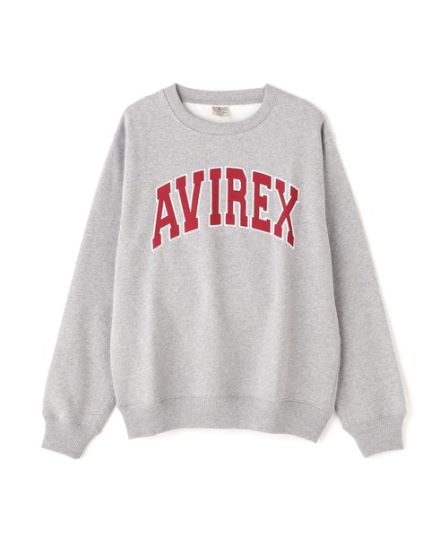 AVIREX(アヴィレックス)の「《WEB&DEPOT限定》DAILY EX LOGO CREW NECK SWEAT / ロゴ クルーネック スウェット / AVIREX / アヴィレックス(スウェット・メンズ・ネイビー/ブラック/オフホワイト/グレー・LARGE/MEDIUM/X-LARGE/XX-LARGE)」の10枚目の写真