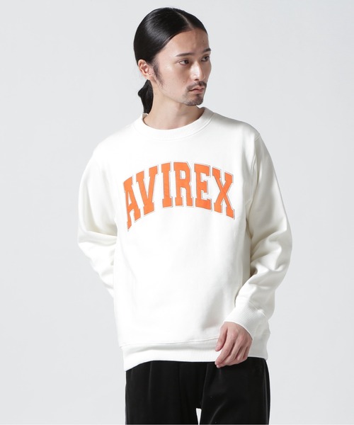 AVIREX(アヴィレックス)の「《WEB&DEPOT限定》DAILY EX LOGO CREW NECK SWEAT / ロゴ クルーネック スウェット / AVIREX / アヴィレックス(スウェット・メンズ・ネイビー/ブラック/オフホワイト/グレー・LARGE/MEDIUM/X-LARGE/XX-LARGE)」の21枚目の写真