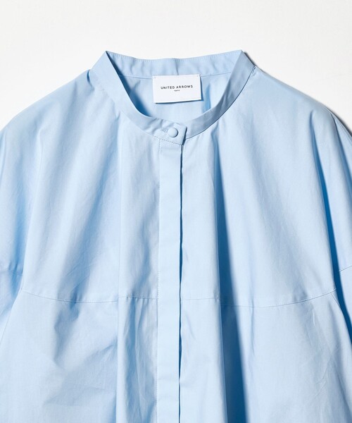 UNITED ARROWS（ユナイテッドアローズ）の「ボリュームフォルム シャツ（シャツ/ブラウス・レディース・ダークブラウン/ライトブルー/イエロー・FREE）」の12枚目の写真