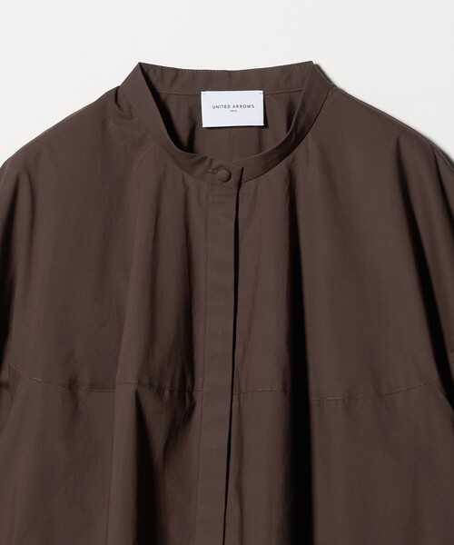 UNITED ARROWS（ユナイテッドアローズ）の「ボリュームフォルム シャツ（シャツ/ブラウス・レディース・ダークブラウン/ライトブルー/イエロー・FREE）」の17枚目の写真