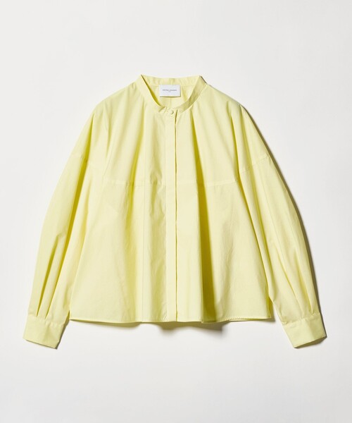 UNITED ARROWS(ユナイテッドアローズ)の「ボリュームフォルム シャツ(シャツ/ブラウス・レディース・ダークブラウン/ライトブルー/イエロー・FREE)」の8枚目の写真