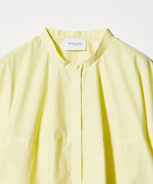 UNITED ARROWS(ユナイテッドアローズ)の「ボリュームフォルム シャツ(シャツ/ブラウス・レディース・ダークブラウン/ライトブルー/イエロー・FREE)」の7枚目の写真