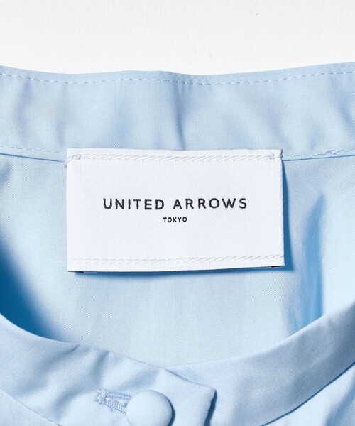 UNITED ARROWS(ユナイテッドアローズ)の「ボリュームフォルム シャツ(シャツ/ブラウス・レディース・ダークブラウン/ライトブルー/イエロー・FREE)」の5枚目の写真