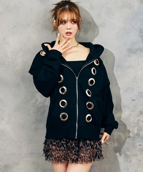 ANAP(アナップ)の「インパン付 レオパード フリル スカート(スカート・レディース・ベージュ/ブラウン・F)」の3枚目の写真