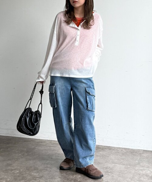 CPCM(シーピーシーエム)の「カーブカーゴデニムパンツ(その他パンツ・レディース・ネイビー/ブラック/ブルー・SMALL/MEDIUM)」の16枚目の写真