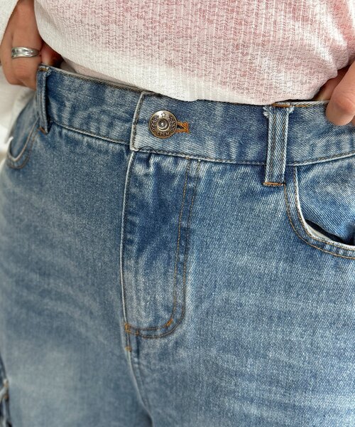 CPCM(シーピーシーエム)の「カーブカーゴデニムパンツ(その他パンツ・レディース・ネイビー/ブラック/ブルー・SMALL/MEDIUM)」の17枚目の写真