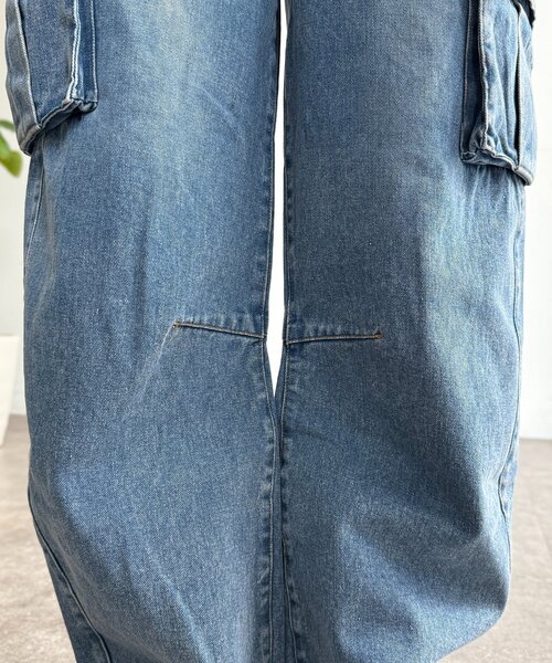CPCM(シーピーシーエム)の「カーブカーゴデニムパンツ(その他パンツ・レディース・ネイビー/ブラック/ブルー・SMALL/MEDIUM)」の21枚目の写真