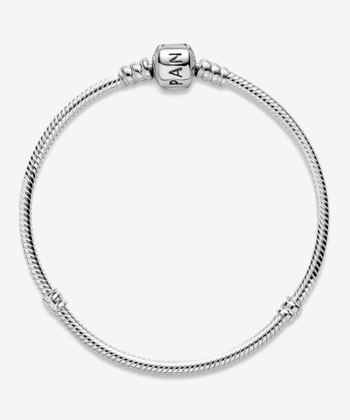 PANDORA(パンドラ)の「バレル クラスプ スネークチェーン ブレスレット(ブレスレット・レディース・シルバー・18cm/17cm/19cm/23cm/21cm/20cm/16cm/15cm)」の2枚目の写真