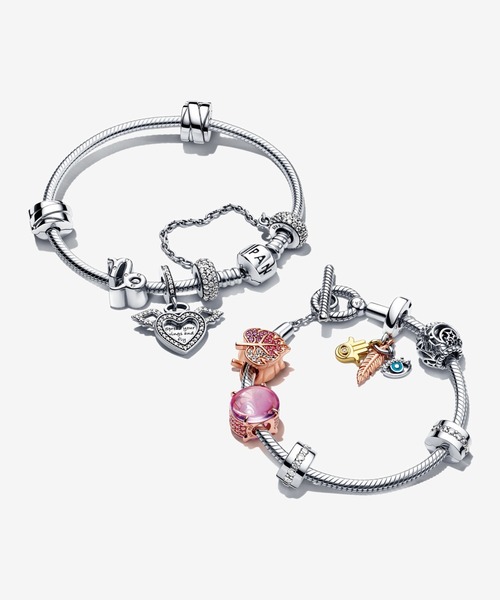 PANDORA(パンドラ)の「バレル クラスプ スネークチェーン ブレスレット(ブレスレット・レディース・シルバー・18cm/17cm/19cm/23cm/21cm/20cm/16cm/15cm)」の4枚目の写真