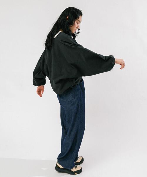 EKAL（エカル）の「『吸水速乾/通気性/軽量』DOT AIR CARDIGAN（カーディガン/ボレロ・レディース・ブラウン/ブラック/チャコールグレー・ONE）」の8枚目の写真