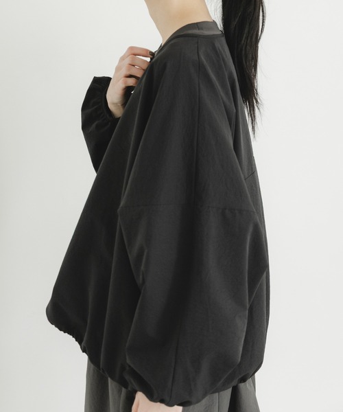 EKAL(エカル)の「DOT AIR CARDIGAN(カーディガン/ボレロ・レディース・ブラウン/ブラック/チャコールグレー・ONE)」の6枚目の写真