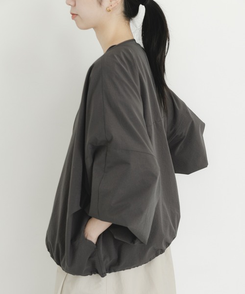 EKAL(エカル)の「DOT AIR CARDIGAN(カーディガン/ボレロ・レディース・ブラウン/ブラック/チャコールグレー・ONE)」の16枚目の写真