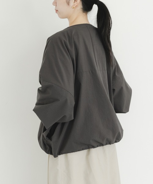 EKAL(エカル)の「DOT AIR CARDIGAN(カーディガン/ボレロ・レディース・ブラウン/ブラック/チャコールグレー・ONE)」の17枚目の写真