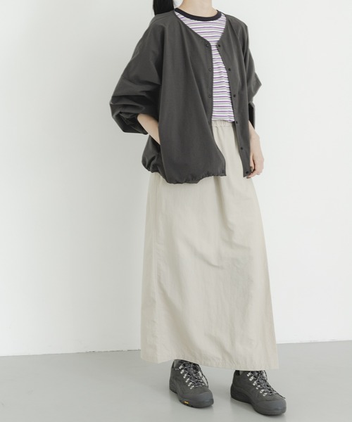 EKAL(エカル)の「DOT AIR CARDIGAN(カーディガン/ボレロ・レディース・ブラウン/ブラック/チャコールグレー・ONE)」の18枚目の写真