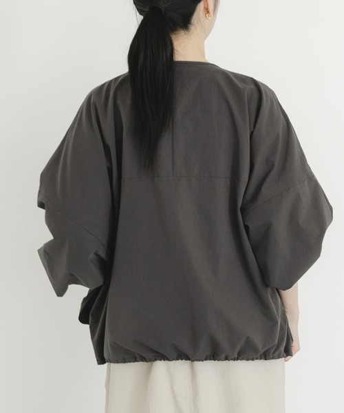 EKAL(エカル)の「DOT AIR CARDIGAN(カーディガン/ボレロ・レディース・ブラウン/ブラック/チャコールグレー・ONE)」の21枚目の写真