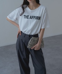 refinedworks | 【refinedworks】フロントロゴ が目を惹く大人の こなれ感 Tシャツ！(Tシャツ/カットソー)