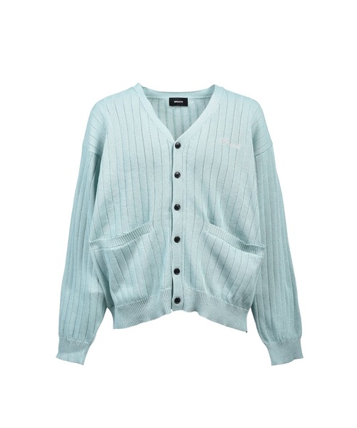 SCRIPT LOGO KNIT CARDIGAN — вязаный кардиган с логотипом