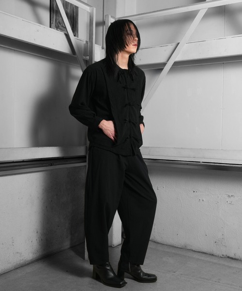 Ruze（ルゼ）の「China like corduroy shirt/チャイナライクコーデュロイシャツ（シャツ/ブラウス・メンズ・ブラック・FREE）」の9枚目の写真