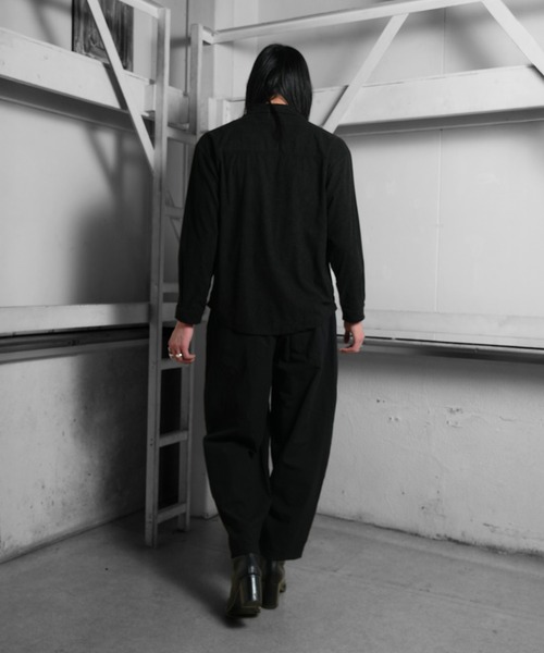 Ruze（ルゼ）の「China like corduroy shirt/チャイナライクコーデュロイシャツ（シャツ/ブラウス・メンズ・ブラック・FREE）」の8枚目の写真
