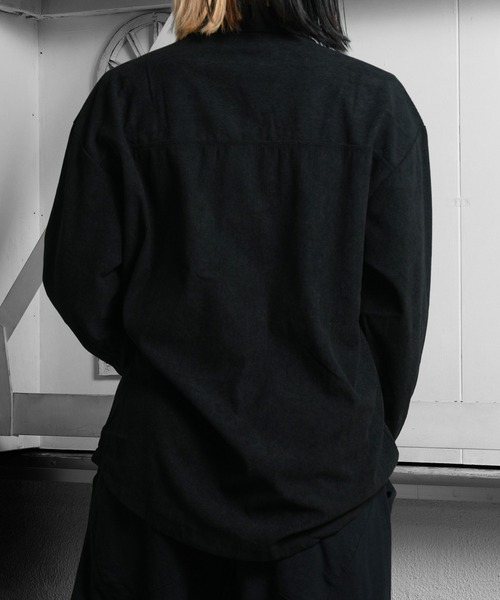 Ruze（ルゼ）の「China like corduroy shirt/チャイナライクコーデュロイシャツ（シャツ/ブラウス・メンズ・ブラック・FREE）」の20枚目の写真