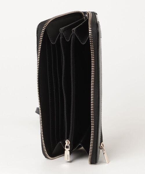 Guess(ゲス)の「CHERYL Slg Large Zip Around(財布・レディース・ブラック・ONE SIZE)」の3枚目の写真