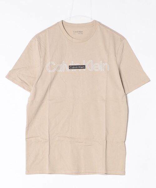 Calvin Klein（カルバン・クライン）の「Calvin Klein カルバンクライン SS GRAPHIC TEE グラフィック半袖Tシャツ（Tシャツ/カットソー・メンズ・ホワイト/ブラック・L/M/S）」の2枚目の写真