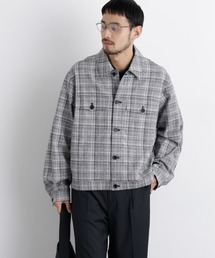 NANO universe | 「FRENCH LINEN」リネンコットンシャツブルゾン(ブルゾン)