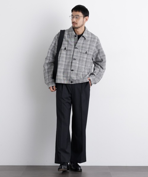 NANO universe(ナノユニバース)の「「FRENCH LINEN」リネンコットンシャツブルゾン(ブルゾン・メンズ・ブラック/その他1・S/M/L)」の21枚目の写真