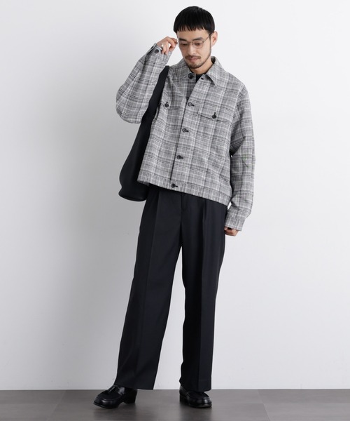 NANO universe(ナノユニバース)の「「FRENCH LINEN」リネンコットンシャツブルゾン(ブルゾン・メンズ・ブラック/その他1・S/M/L)」の22枚目の写真