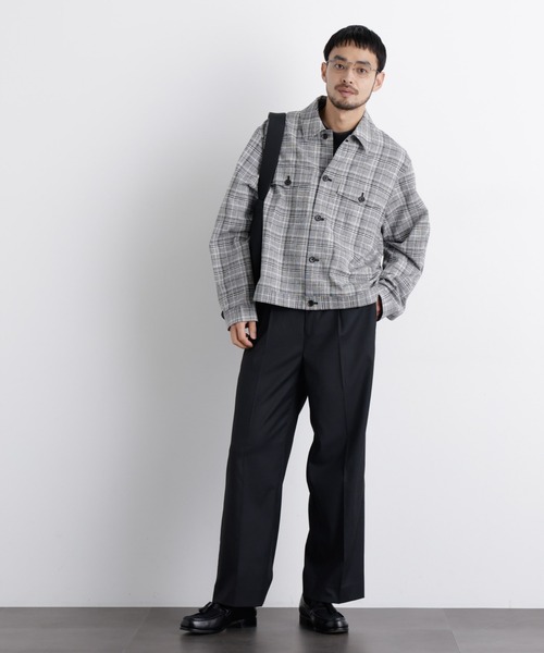 NANO universe(ナノユニバース)の「「FRENCH LINEN」リネンコットンシャツブルゾン(ブルゾン・メンズ・ブラック/その他1・S/M/L)」の20枚目の写真