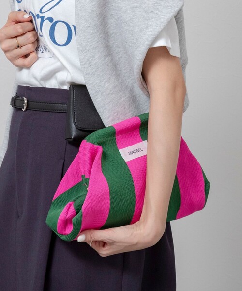 MAQWEL（マクウェル）の「【MAQWEL/マクウェル】クラッチバッグ（クラッチバッグ・レディース・ホワイト系その他4/レッド系その他3/オレンジ系その他3・FREE）」の14枚目の写真