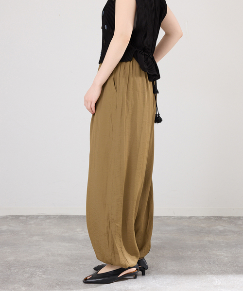 IENA(イエナ)の「TORRAZZO DONNA/トラッゾドンナ ギャザーパンツ 6266-357(その他パンツ・レディース・ブラック/ブラウン・FREE)」の20枚目の写真